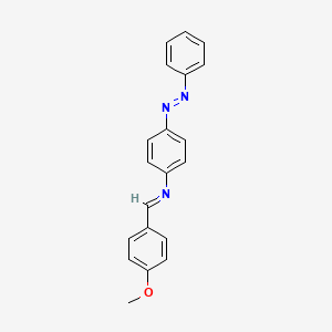 molecular formula C20H17N3O B3422918 p-Methoxybenzylidene p-phenylazoaniline CAS No. 27287-91-8
