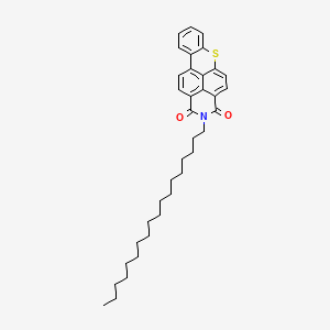 molecular formula C36H45NO2S B3422993 2-Octadecyl-1H-thioxantheno[2,1,9-def]isoquinoline-1,3(2H)-dione CAS No. 27870-92-4