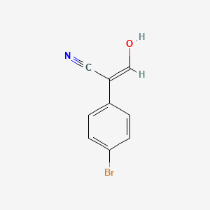 molecular formula C9H6BrNO B3422995 2-(4-溴苯基)-3-羟基丙烯腈 CAS No. 27956-41-8