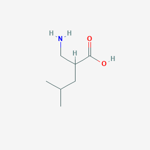 2-(Aminomethyl)-4-methylpentanoic acid