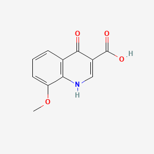 molecular formula C11H9NO4 B3423006 4-Hydroxy-8-methoxyquinoline-3-carboxylic acid CAS No. 28027-18-1