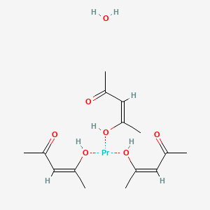 molecular formula C15H26O7Pr B3423020 (Z)-4-Hydroxypent-3-en-2-one;praseodymium;hydrate CAS No. 28105-87-5
