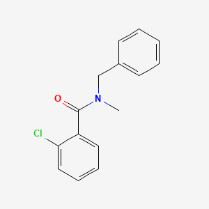 molecular formula C15H14ClNO B3423028 N-benzyl-2-chloro-N-methylbenzamide CAS No. 28123-61-7
