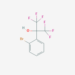 molecular formula C9H5BrF6O B3423055 2-(2-Bromophenyl)-1,1,1,3,3,3-hexafluoropropan-2-ol CAS No. 28180-48-5