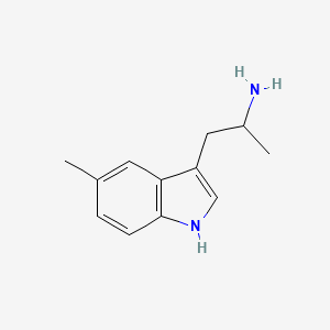molecular formula C12H16N2 B3423068 1H-Indole-3-ethanamine, alpha,5-dimethyl- CAS No. 28289-32-9