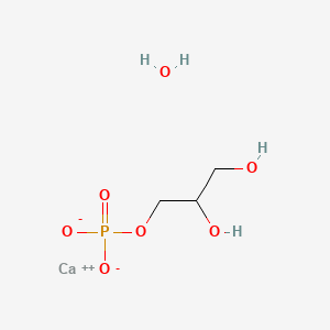 molecular formula C3H7CaO6P B3423242 Calcium glycerophosphate hydrate CAS No. 28917-82-0