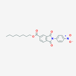 molecular formula C23H24N2O6 B342328 Octyl 2-{4-nitrophenyl}-1,3-dioxo-5-isoindolinecarboxylate 