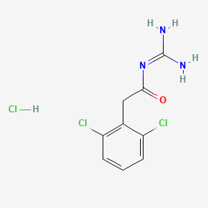 molecular formula C9H10Cl3N3O B3423315 Guanfacine hydrochloride CAS No. 29520-14-7