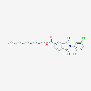 molecular formula C25H27Cl2NO4 B342333 Decyl 2-(2,5-dichlorophenyl)-1,3-dioxo-5-isoindolinecarboxylate 