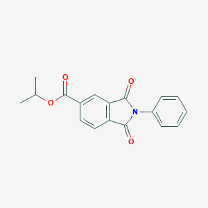 molecular formula C18H15NO4 B342334 Isopropyl 1,3-dioxo-2-phenyl-5-isoindolinecarboxylate 