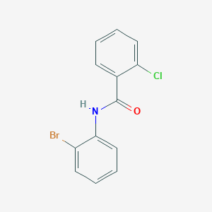 molecular formula C13H9BrClNO B3423384 N-(2-bromophenyl)-2-chlorobenzamide CAS No. 299954-54-4