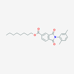 molecular formula C25H29NO4 B342341 Octyl 2-(2,5-dimethylphenyl)-1,3-dioxo-5-isoindolinecarboxylate 