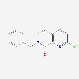 7-Benzyl-2-chloro-5,6,7,8-tetrahydro-1,7-naphthyridin-8-one