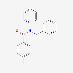 molecular formula C21H19NO B3423444 N-benzyl-4-methyl-N-phenylbenzamide CAS No. 302949-32-2