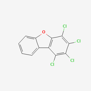 molecular formula C12H4Cl4O B3423481 1,2,3,4-Tetrachlorodibenzofuran CAS No. 30402-14-3