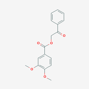 2-Oxo-2-phenylethyl 3,4-dimethoxybenzoate