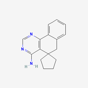 6H-spiro[benzo[h]quinazoline-5,1'-cyclopentane]-4-amine