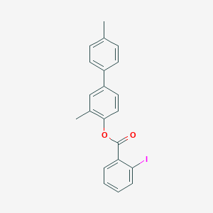 molecular formula C21H17IO2 B342351 3,4'-Dimethyl-1,1'-biphenyl-4-yl 2-iodobenzoate 