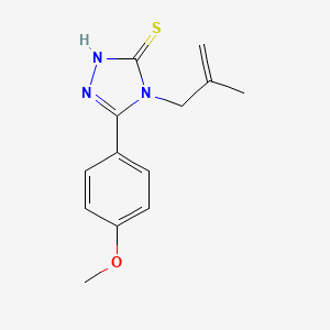 5-(4-methoxyphenyl)-4-(2-methylprop-2-en-1-yl)-4H-1,2,4-triazole-3-thiol