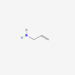 molecular formula C3H7N<br>C3H7N<br>CH2CHCH2NH2 B3423537 烯丙胺 CAS No. 30551-89-4