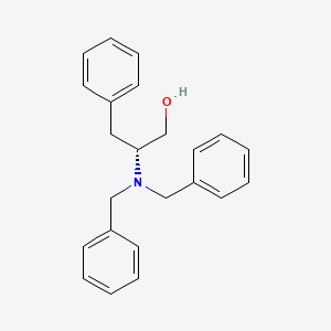 molecular formula C23H25NO B3423570 (R)-(-)-2-(Dibenzylamino)-3-phenyl-1-propanol CAS No. 307532-06-5