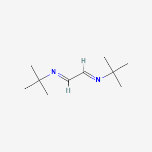 molecular formula C10H20N2 B3423579 2-Propanamine, N,N'-1,2-ethanediylidenebis(2-methyl- CAS No. 30834-74-3