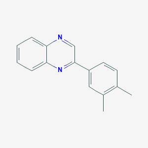 molecular formula C16H14N2 B342363 2-(3,4-Dimethylphenyl)quinoxaline 
