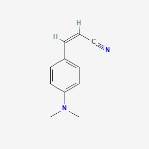 molecular formula C11H12N2 B3423637 cis-4-Dimethylaminocinnamonitrile CAS No. 31145-02-5
