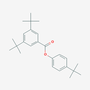 molecular formula C25H34O2 B342365 4-Tert-butylphenyl 3,5-ditert-butylbenzoate 