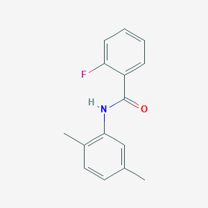 molecular formula C15H14FNO B3423719 N-(2,5-dimethylphenyl)-2-fluorobenzamide CAS No. 314022-68-9