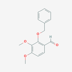 molecular formula C16H16O4 B342372 2-(Benzyloxy)-3,4-dimethoxybenzaldehyde 