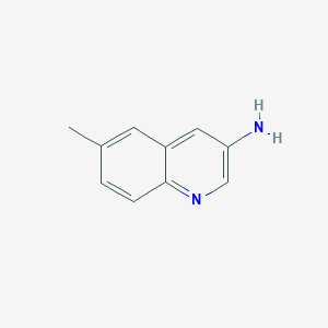 molecular formula C10H10N2 B3423728 6-Methylquinolin-3-amine CAS No. 315228-68-3