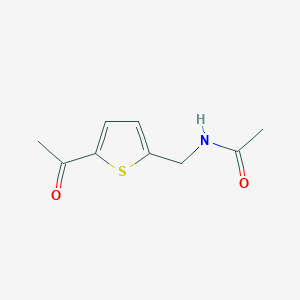 molecular formula C9H11NO2S B3423843 N-[(5-acetylthiophen-2-yl)methyl]acetamide CAS No. 32415-45-5