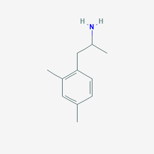 molecular formula C11H17N B3423878 2,4-Dimethylamphetamine CAS No. 32560-84-2