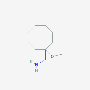 molecular formula C10H21NO B3423898 (1-Methoxycyclooctyl)methanamine CAS No. 326487-86-9