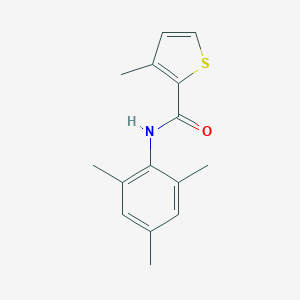 molecular formula C15H17NOS B342390 N-mesityl-3-methyl-2-thiophenecarboxamide 