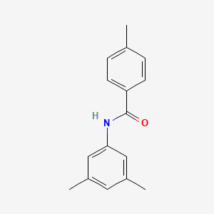 molecular formula C16H17NO B3423905 N-(3,5-dimethylphenyl)-4-methylbenzamide CAS No. 326898-77-5