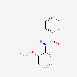 molecular formula C16H17NO2 B3423913 N-(2-ethoxyphenyl)-4-methylbenzamide CAS No. 326898-79-7