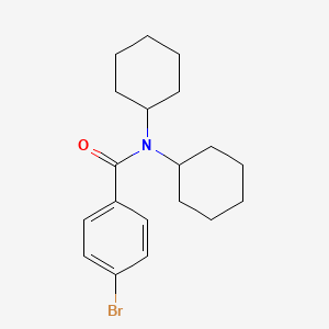 4-bromo-N,N-dicyclohexylbenzamide