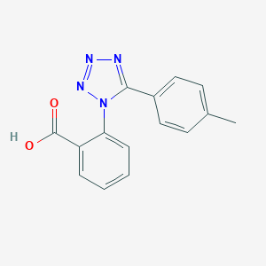 molecular formula C15H12N4O2 B342393 2-[5-(4-methylphenyl)-1H-tetraazol-1-yl]benzoic acid 