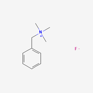 molecular formula C10H16FN B3423948 Benzyltrimethylammonium fluoride CAS No. 329-97-5