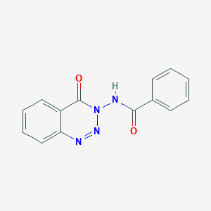 molecular formula C14H10N4O2 B342395 N-(4-oxo-1,2,3-benzotriazin-3(4H)-yl)benzamide 
