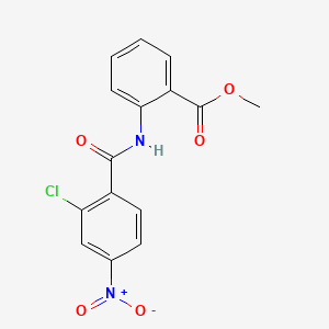 Methyl 2-((2-chloro-4-nitrobenzoyl)amino)benzoate