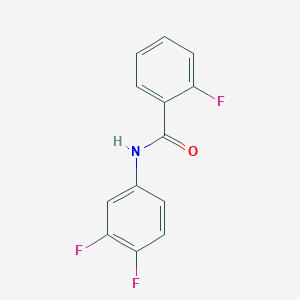molecular formula C13H8F3NO B3423969 N-(3,4-difluorophenyl)-2-fluorobenzamide CAS No. 330469-21-1