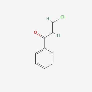 molecular formula C9H7ClO B3423985 3-Chloro-1-phenyl-2-propen-1-one CAS No. 3306-07-8