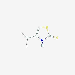 2(3H)-Thiazolethione, 4-(1-methylethyl)-