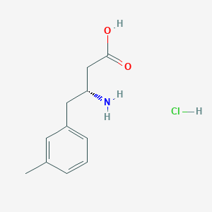 molecular formula C11H16ClNO2 B3424046 (R)-3-氨基-4-(间甲苯基)丁酸盐酸盐 CAS No. 331846-94-7