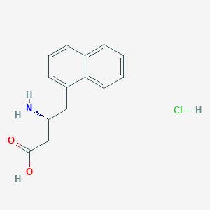 molecular formula C14H16ClNO2 B3424051 (R)-3-氨基-4-(萘-1-基)丁酸盐酸盐 CAS No. 331847-00-8
