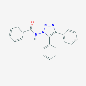 molecular formula C21H16N4O B342412 N-(4,5-diphenyl-1H-1,2,3-triazol-1-yl)benzamide CAS No. 61588-68-9