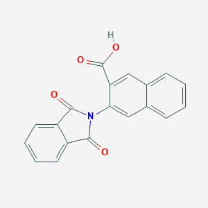 molecular formula C19H11NO4 B342415 3-(1,3-dioxo-1,3-dihydro-2H-isoindol-2-yl)-2-naphthoic acid 